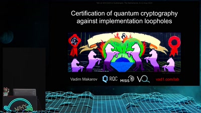 Quantum cryptography and its certification against attacks