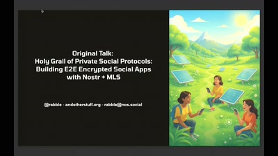 Building Bitchat: Offline first protocols and E2E Encrypted Social Apps with Nostr, Noise, and MLS